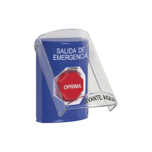 Botón de Salida de Emergencia / Tapa Protectora de Policarbonato / Restablecimiento con Llave / Sello Hermético 3R / -40°F a 250°F