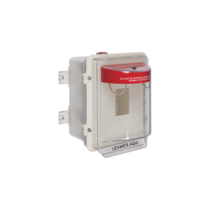 Protector Universal para Estación Manual / Policarbonato UV / Empotrado 4 pulgadas / NEMA 3R / -40°F a 250°F / UL/cUL/ADA