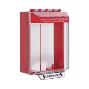 Cubierta de Montaje Superficial / Policarbonato UV / 6.17" x 4.58" x 1.83" / ADA / -40°C a 121°C / Texto Incendio Español