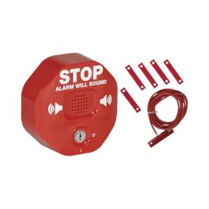 Alarma de Puerta Multifunción / Sirena 95/105 dB / Puertas Dobles / Batería 9V Alcalina / Señal Visual Disuasoria
