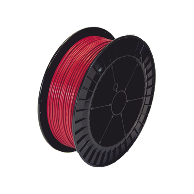 Cable Detector de Calor Lineal / Temperatura Fija 68 °C / Bobina 152 m (498.7 ft) / Recubrimiento Nylon Rojo / Exterior / Guía Acerada