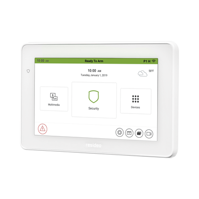 Teclado con Pantalla Táctil / Controlador Z-Wave 500 / TFT 7' WSVGA 1024x600 / Wi-Fi / 10 Escenas Programables / 1' Grosor