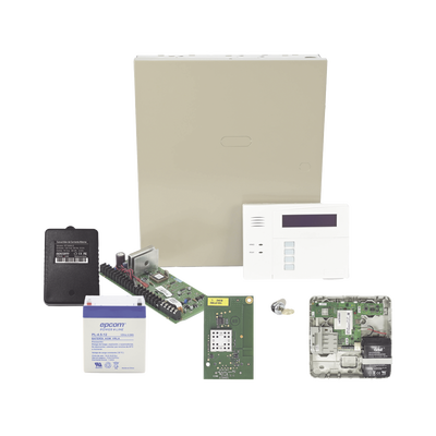 Panel de Alarma / 48 Zonas / Comunicador Dual LTEMPA / Wi-Fi Integrado / 250 Eventos en Memoria / 3 Particiones / 8 Teclados Soportados