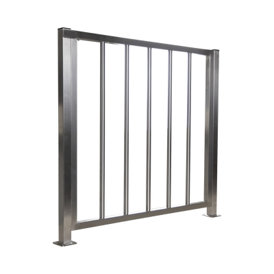 Puerta de Acero Inoxidable de Medio Cuerpo / Paso de 100 Centímetros de Ancho Ideal Para Dar Accesos que no Caben Por su Torniquete / Altura de 90 Centímetros - Image 4