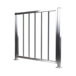Puerta de Acero Inoxidable de Medio Cuerpo / Paso de 100 Centímetros de Ancho Ideal Para Dar Accesos que no Caben Por su Torniquete / Altura de 90 Centímetros