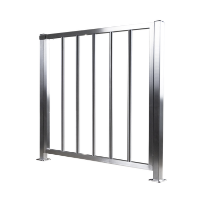 Puerta de Acero Inoxidable de Medio Cuerpo / Paso de 100 Centímetros de Ancho Ideal Para Dar Accesos que no Caben Por su Torniquete / Altura de 90 Centímetros