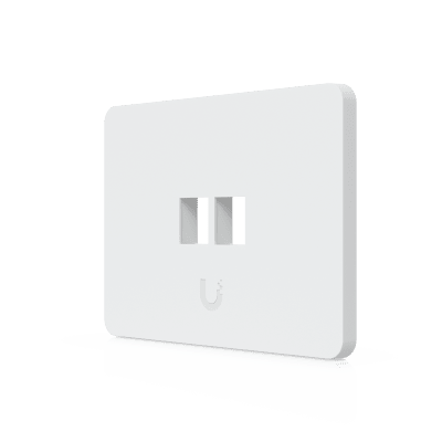 Placa de Pared Keystone / 2 Puertos / Horizontal / Superficie Pintable / 4.4 x 3.2 x 0.12 in / Paquete 4 Piezas - Image 3
