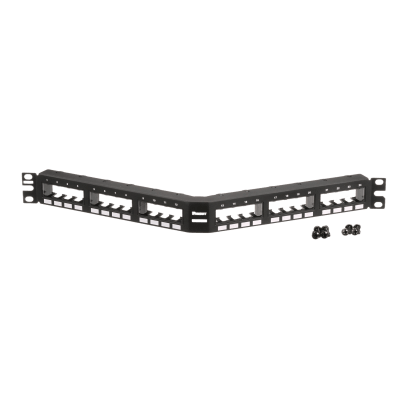 Panel de Parcheo Modular Mini-Com (Sin Conectores), Angulado, Sin Blindaje, Con Números Pre-Impresos, de 24 Puertos, 1UR - Image 5