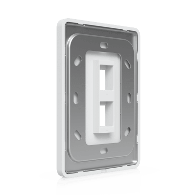 Placa Keystone Universal / 2 Puertos / Superficie Pintable / Montaje Vertical / 4 Piezas - Image 5