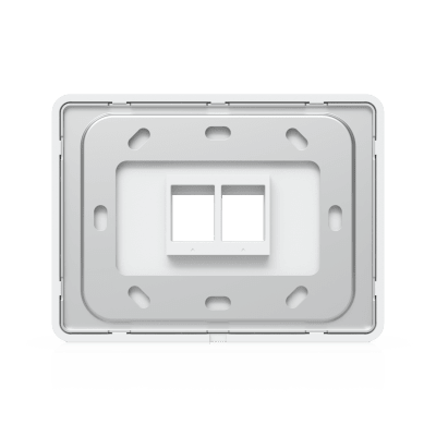 Placa de Pared Keystone / 2 Puertos / Horizontal / Superficie Pintable / 4.4 x 3.2 x 0.12 in / Paquete 4 Piezas - Image 6