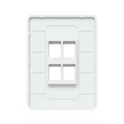 Placa Keystone / 4 Puertos / Superficie Pintable / Montaje 1-Gang / Paquete 4 Piezas - Image 7