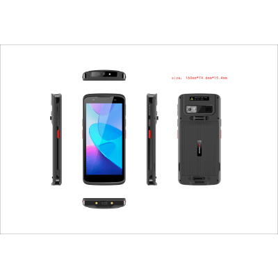 Terminal Portátil DS-MDT202 / Android 14 / Pantalla IPS 5.5" / Cámaras 5 MP y 13 MP / Batería 5000 mAh / IP68 / Escáner de Códigos de Barras 1D y 2D / Wi-Fi 802.11 a/b/g/n/ac / Bluetooth 5.0 / NFC / GPS - Image 4