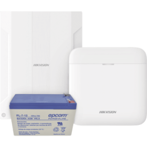 (AXPRO) KIT de alarma AX PRO conversión de zonas cableadas a inalámbricas / Incluye: 1 Hub IP, Wifi y 3G/4G con Batería de respaldo/ 1 Expansor de 16 zonas cableadas / 1 Batería de respaldo 12Vcc a 7 Amp/ Compatible con Hik-Co