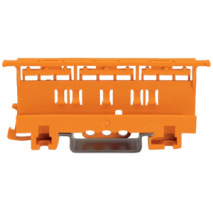 Portador de Montaje / Riel DIN-35 y Tornillos / Conectores 4 mm² / Poliamida PA66 V0 / 17.5 mm Ancho