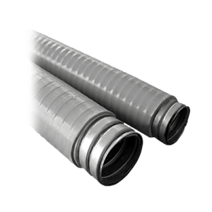 Tubo Flexible Liquidtight / 2" (50 mm) / Acero Pregalvanizado + Forro PVC / Rollo 20 m (65.6 ft) / NEMA 4/IP-65