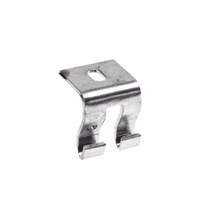 Grapa de Suspensión para Charola Malla / Acero al Carbón Calibre 12 (2.7 mm) / Anchos 50 mm a 300 mm (2 in a 11.8 in) / Múltiples Acabados / Certificación NOM-001-SEDE-2012