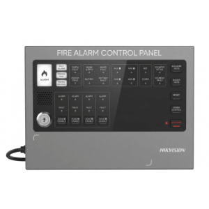 Panel de Alarma Contra Incendios / 4 Zonas / 128 Dispositivos / Buzzer 85 dB / Respaldo de Batería 12V 2200 mAh