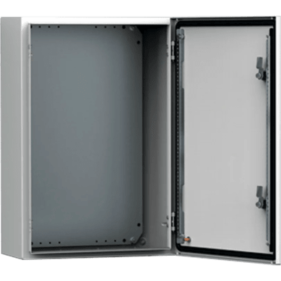 Gabinete de Pared para Exterior / Acero 1.5 mm / IP66 NEMA 4/12/13 / IK10 / 800 x 800 x 300 mm (31.5 x 31.5 x 11.8 in) / Bisagras Ocultas 130° - Image 2