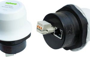 Punto de Acceso Inalámbrico Industrial / WLAN IEEE 802.11 a/b/g/n/d/r / Bluetooth 2.1 + BLE 4.0 / IP67 Exterior / Montaje Pasamuros M50 / Doble Banda 2.4/5 GHz / -40°C a +65°C