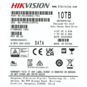 Disco Duro Enterprise / 10 TB / SATA 6 Gbit/s / 7200 rpm / Caché 256 MB / Operación 24/7 / Carga de Trabajo 360 TB/año