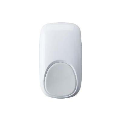 Sensor de Movimiento Dual TEC / PIR + Microondas 10.525 GHz / Cobertura 16 x 22 m (53' x 72') / 36 Zonas / Inmunidad Luz Blanca 6,500 lux / Anti-Máscara IR / Tecnología V-Plex 2 Hilos