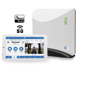 Panel de Seguridad y Automatización / Conectividad 5G y Wi-Fi 2.4 GHz / 96 Zonas Inalámbricas / Z-Wave y 433.92 MHz / 49 Usuarios