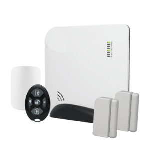 Panel de Alarma Inalámbrico / 96 Zonas / Conectividad Celular y Wi-Fi / 49 Usuarios / Z-Wave / 22.6 x 22.6 x 3.8 cm