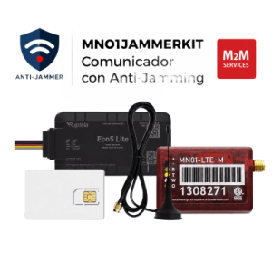 Kit Comunicador Celular LTE-M / Detección Anti-Jammer / 500 MB / 2 Años / Compatible con Paneles TIP/RING