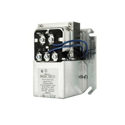 Centro de Ventilador / Transformador 38 VA / Control Baja Tensión / Protección Sobrecarga / Montaje Caja 4 in (101.6 mm) / Motor hasta 2 HP
