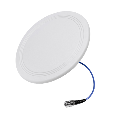 Antena Omnidireccional de Techo Interior / Multibanda 600-6000 MHz / 5 Bandas Celulares y WiFi / Ultra Bajo Perfil 8 mm / Ganancia 4-7 dBi / Cable Plenum 30 cm (11.8 in) / Conector N-Hembra - Image 2