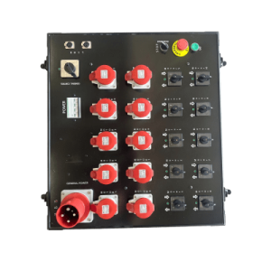 Controlador de Polipastos / 10 Canales Independientes / Control Directo Trifásico 110V / Rack Touring Grade