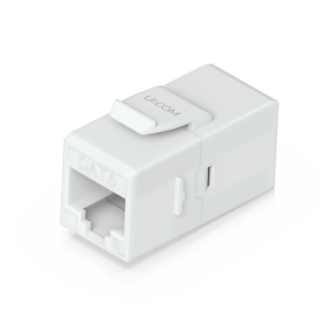 Acoplador Keystone / Cat6 Pass-Through / 10 Gbps / PoE / Snap-In / Paquete 12 Unidades