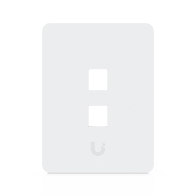 Placa Keystone Universal / 2 Puertos / Superficie Pintable / Montaje Vertical / 4 Piezas - Image 2