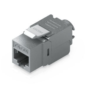 Keystone Jack / Cat6A / Terminación Toolless / Snap-In / 12 Piezas / 23-26 AWG