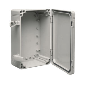 Gabinete QLine I Tipo 4X / 200 x 200 x 180 mm (7.87 x 7.09 x 7.09 in) / ABS / IP66 / Tapa Opaca con Tornillos / Montaje 180 x 180 mm / Gris RAL 7035