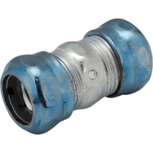 Cople Compresión Hermético de Acero Galvanizado para Pared Delgada de 1 1/4" .
