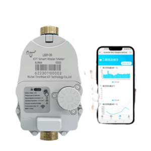 Medidor de Agua mecánico LoRaWAN IoT de 1/2 pulgada  / Válvula de corte de flujo  / Batería Litio de Larga Duración / Comunicación Inalámbrica / Monitoreo Remoto